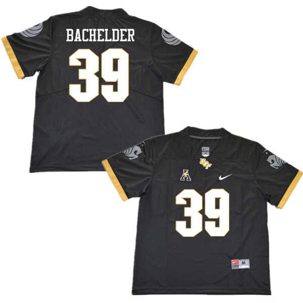 Men #39 Palmer Bachelder UCF Knights College Football Jerseys Sale-Black